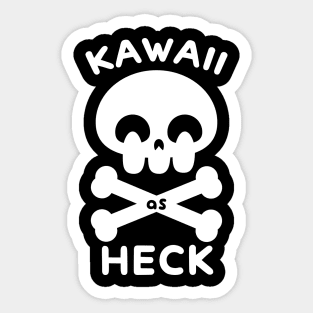 Skull n Kawaii Bones Sticker